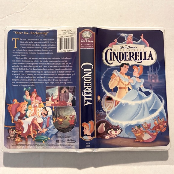CINDERELLA-Limited Edition-VHS - Picture 3 of 8